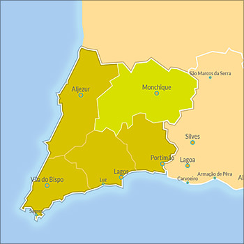 Map of Monchique